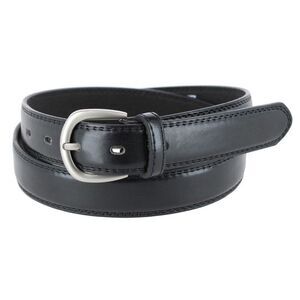 CTM Men's 1 1/8 Inch Wide Basic Dress Belt